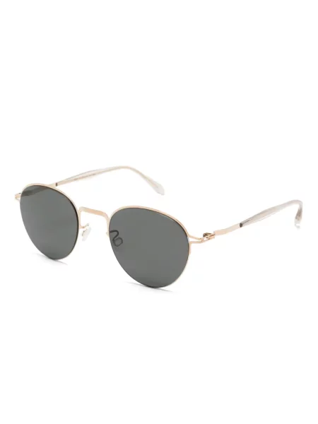 Saulės akiniai Mykita auksinė