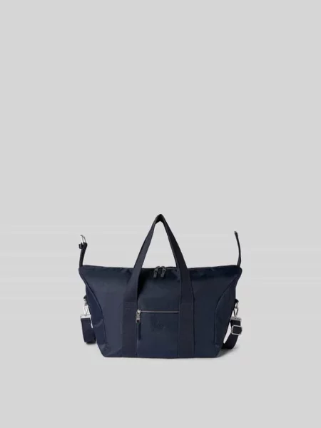 Torba weekendowa z wyhaftowanym logo Lala Berlin granatowa