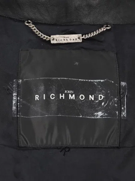 Geanta de piele John Richmond negru