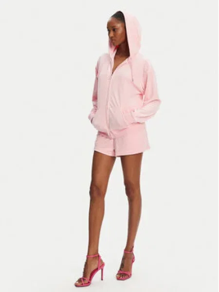 Juicy Couture Mikina Halan Oversize růžová