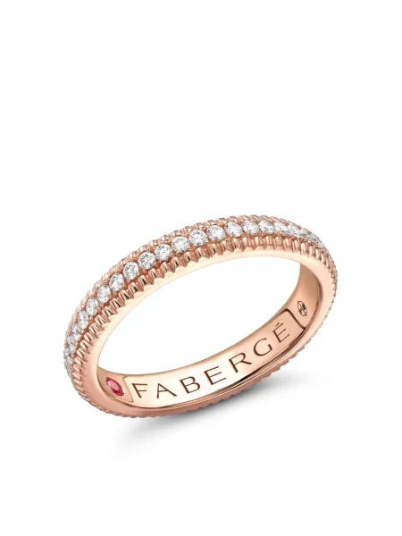 Inel Fabergé roz