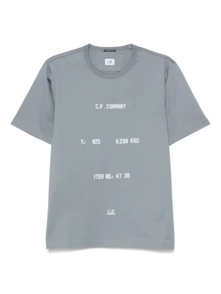 Tricou C.p. Company din jerseu albastru