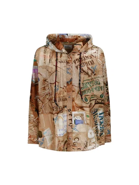 Kurtka Vivienne Westwood z kapturem z nadrukiem