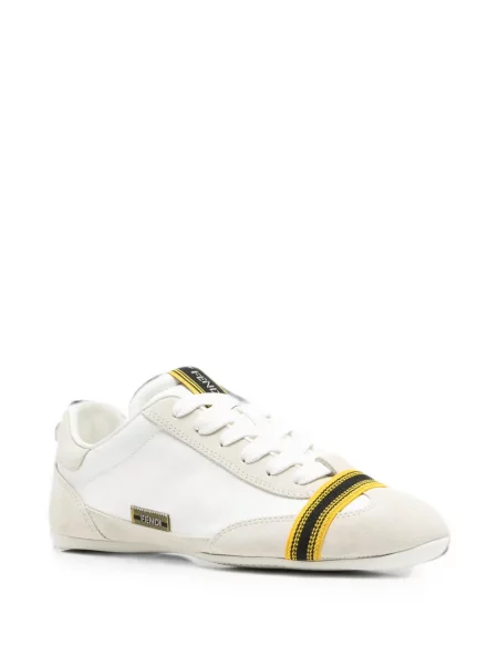 Sneakerși Fendi cu autograf alb