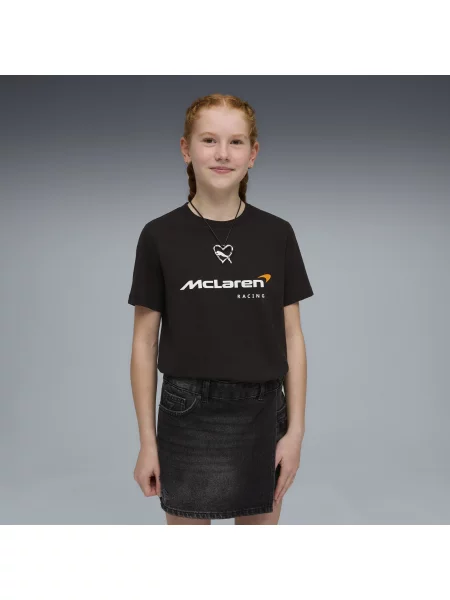 PUMA Młodzieżowa koszulka McLAREN RACING Big Logo Akcesoria czarny