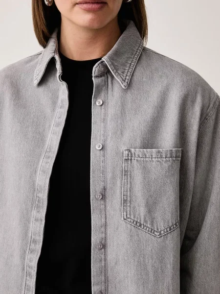 Джинсовая рубашка Trussardi