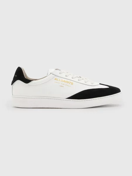 Кожени маратонки AllSaints Thelma Sneaker черно бяло