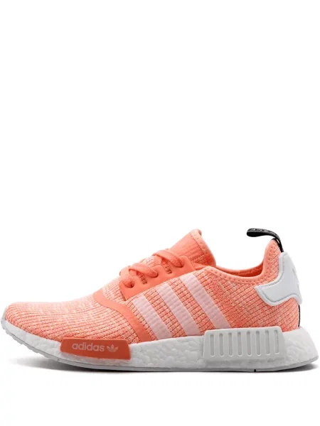 Sneakerși Adidas Primeknit portocaliu