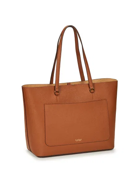 Kabelka LAUREN RALPH LAUREN hnědá