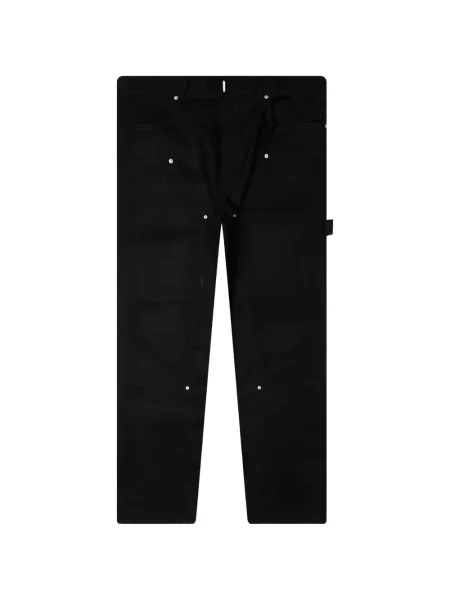 Pantaloni cargo Givenchy cu tepi negru