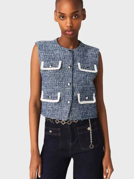 Жилет Maje блакитний