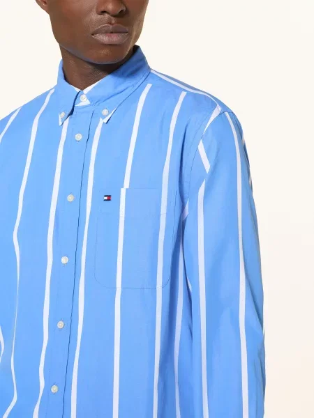 Tommy Hilfiger Košile Regular Fit modrá bílá