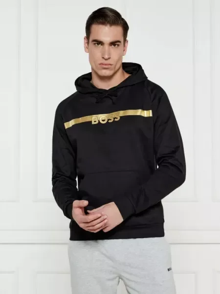 BOSS BLACK Hanorac Authentic negru