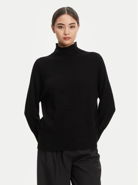 Marella Bluză cu gât Ismaele Oversize negru