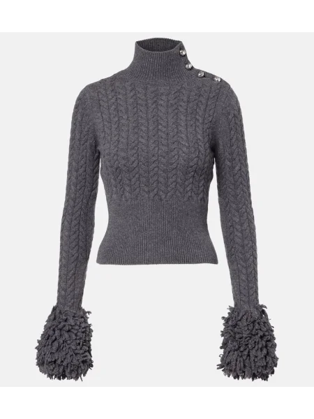 Vuneni džemper Patou siva