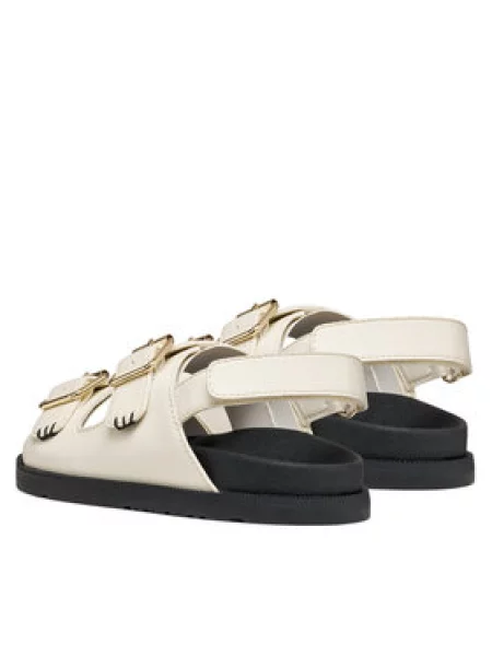 Sandali Geox J Sandal Foammentera D Écru črna