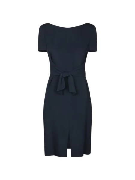 Scurt rochie mini Emporio Armani cu funde albastru
