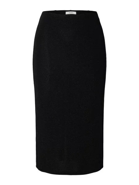 SELECTED Fustă SLWNORI' negru