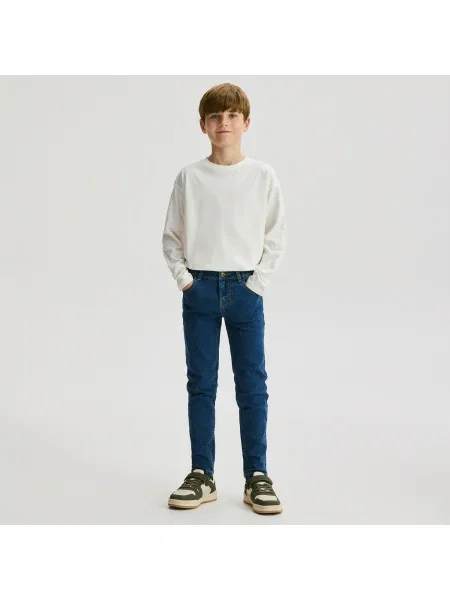 Reserved Slim farmer tengerészkék