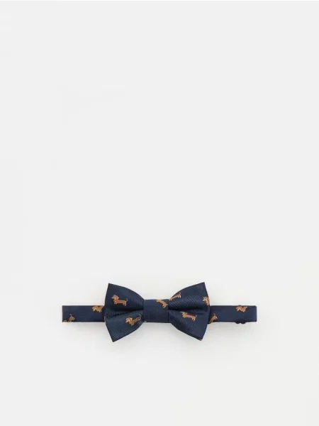 Reserved Elegancka mucha granatowy