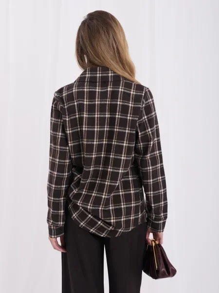 Košulja Italy Moda smeđa
