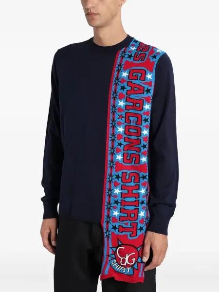 Megztinis Comme Des Garçons Shirt mėlyna