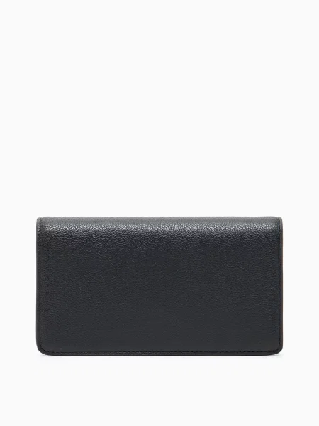 Кожаная сумка Emporio Armani черная