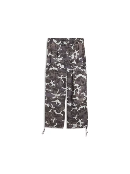 Spodnie unisex o kroju oversize PUMATECH SPC Camo Akcesoria S szary