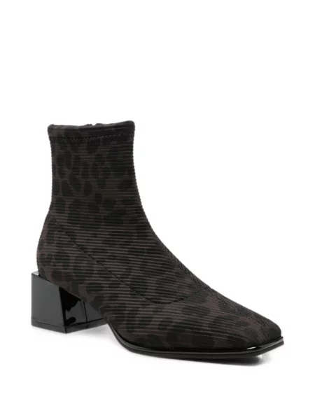 Botine Gioseppo cu imagine cu model leopard maro