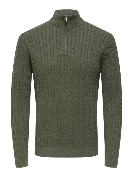 Only & Sons Pulover ONSLOUI bazalt gri
