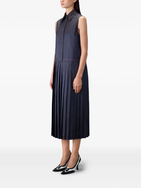 Rochie midi Thom Browne albastru