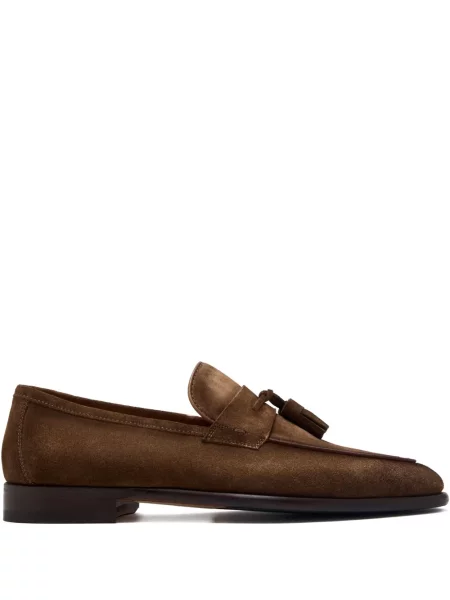 Pantofi loafer Magnanni din piele de căprioară maro