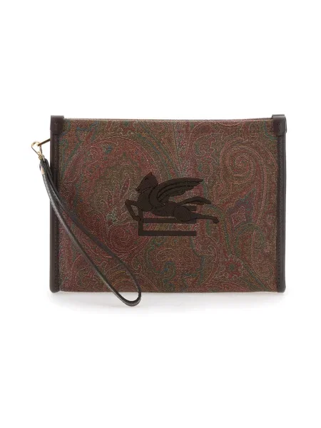 Nerka Etro z nadrukiem elegancka brązowa