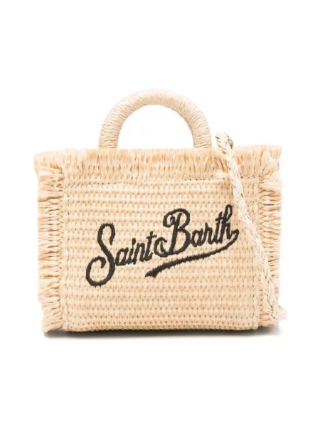 Torebka Saint Barth beżowa