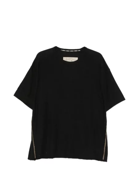 Tricou Ziggy Chen cu decolteu rotund negru