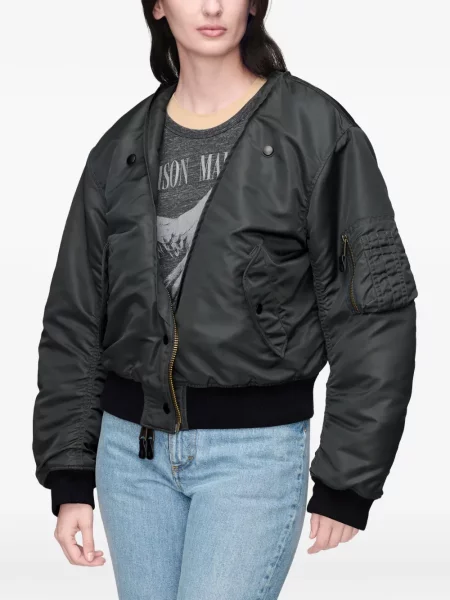 Reversibil geacă bomber Maison Margiela negru