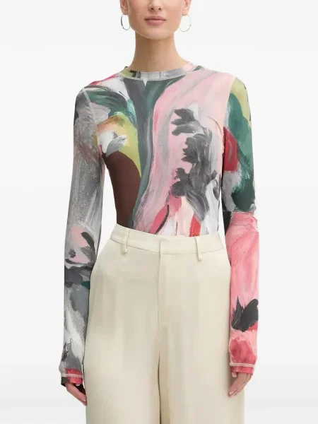 Długi top Stine Goya różowy