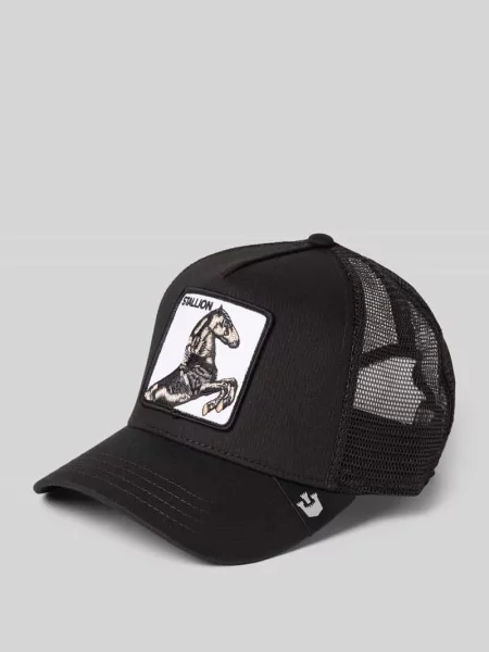 Czapka z daszkiem i naszywką z motywem model ‘The Stallion’ Goorin Bros czarna