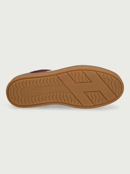 Замшевые кроссовки Hogan