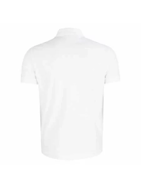 Koszulka polo o kroju regular fit z mieszanki bawełny Lacoste biała