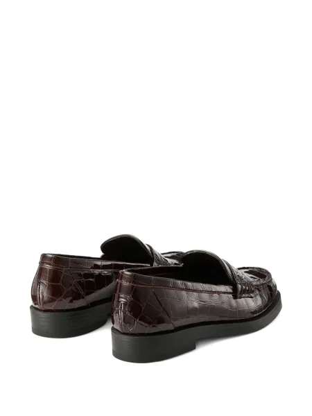 Pantofi loafer Jimmy Choo maro