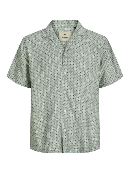 JACK & JONES Cămașă JPRBLULincoln verde pastel / negru alb
