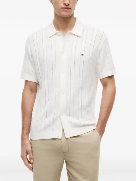Scurt cămașă Tommy Hilfiger alb