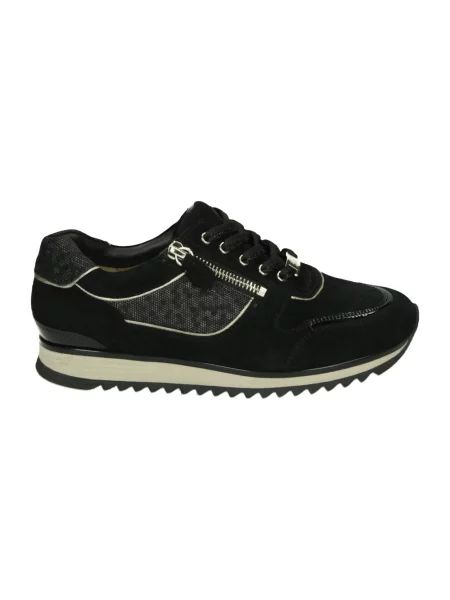 Sneakersy Hassia zamszowe czarne
