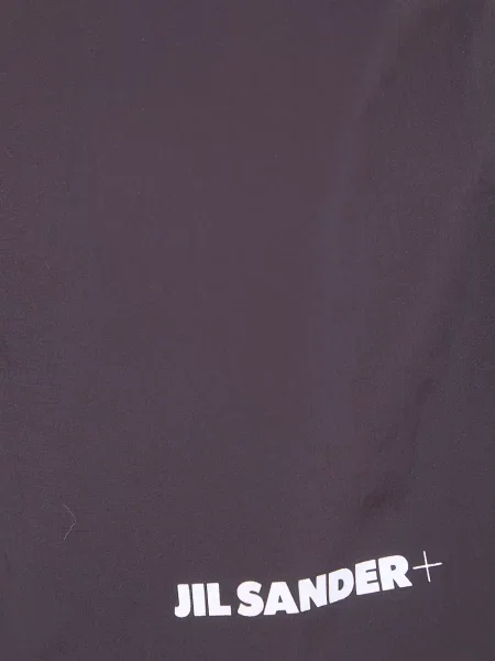 Pantaloni scurți Jil Sander cu imagine gri