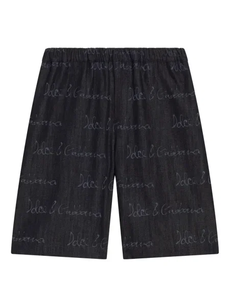 Szorty jeansowe dziecięce Dolce And Gabbana niebieskie