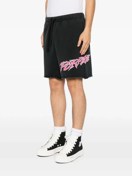 Шорти Purple Brand с принт черно
