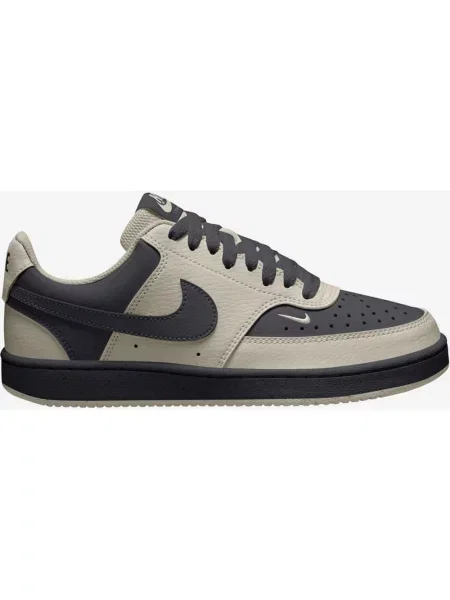Buty do biegania Nike Court Vision Low Next Nature ciemnoszary 36 beżowy