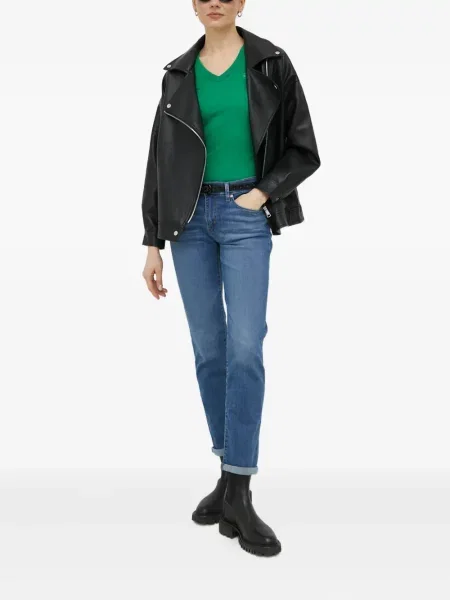 Blugi drepți Levi's® zdrențuiți negru