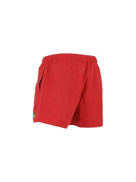 Pantaloni Emporio Armani Ea7 roșu